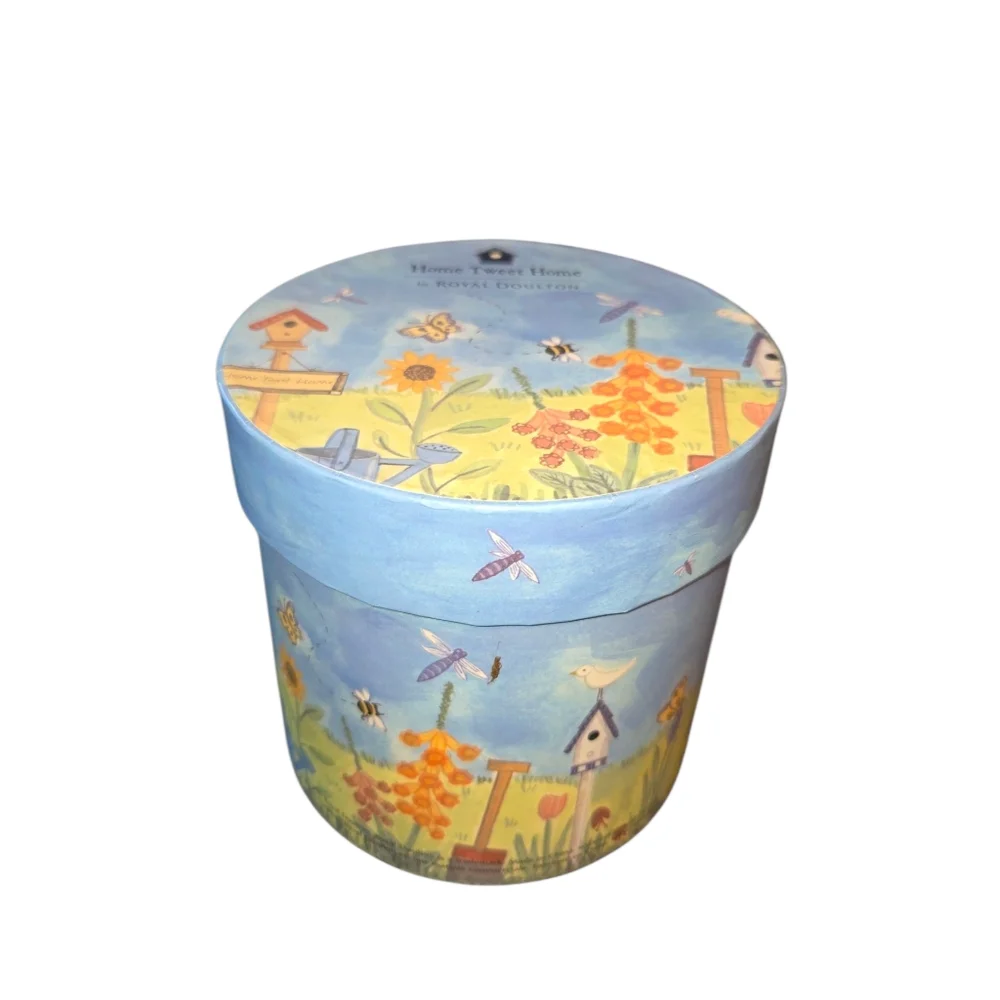 Royal Doulton Vintage 2001 Home Tweet Home‎ Sweet Lavender Ceramic Birdhouse